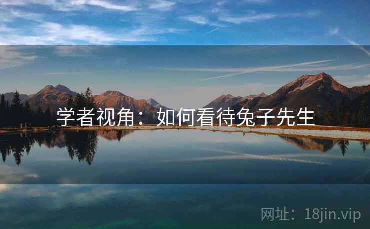 学者视角:如何看待兔子先生
